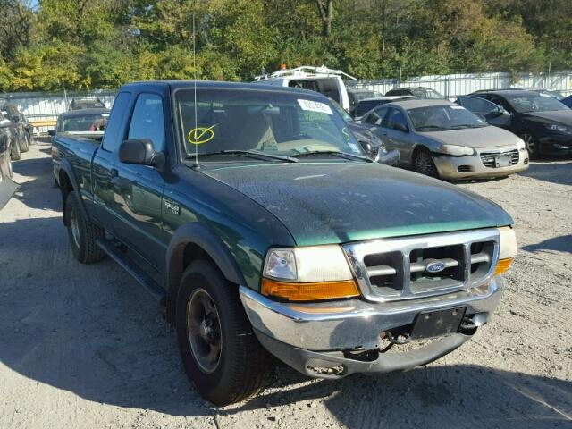 1FTZR15X8YTA39437 - 2000 FORD RANGER SUP GREEN photo 1