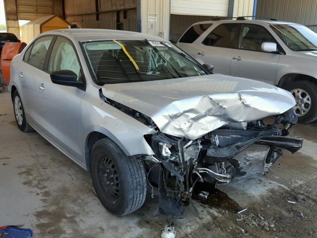 3VW2K7AJ4FM306673 - 2015 VOLKSWAGEN JETTA BASE Արծաթագույն լուսանկար 1