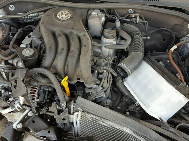3VW2K7AJ4FM306673 - 2015 VOLKSWAGEN JETTA BASE Արծաթագույն լուսանկար 7