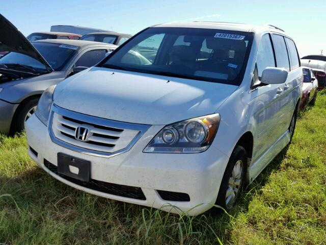 5FNRL3H67AB003117 - 2010 HONDA ODYSSEY EX WHITE photo 2