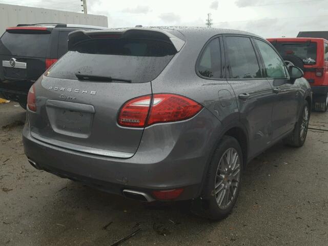 WP1AA2A29ELA90346 - 2014 PORSCHE CAYENNE GRAY photo 4