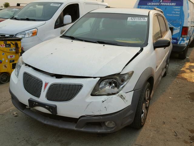 5Y2SL67837Z424115 - 2007 PONTIAC VIBE WHITE photo 2