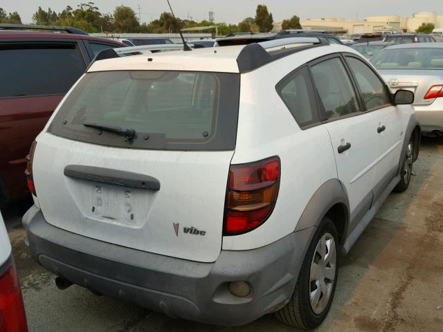 5Y2SL67837Z424115 - 2007 PONTIAC VIBE WHITE photo 4