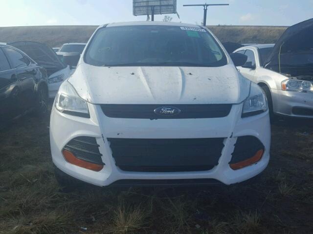 1FMCU0F76DUA85751 - 2013 FORD ESCAPE WHITE photo 9