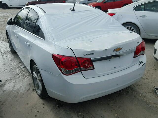 1G1PE5SB7D7247324 - 2013 CHEVROLET CRUZE LT WHITE photo 3