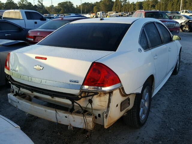 2G1WT57K091209092 - 2009 CHEVROLET IMPALA WHITE photo 4