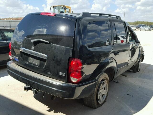 1D4HD48D84F176029 - 2004 DODGE DURANGO SL BLACK photo 4