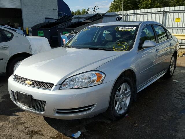 2G1WG5E35D1254019 - 2013 CHEVROLET IMPALA GRAY photo 2