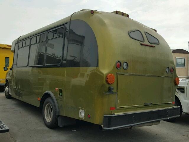 1FDFE4FP9ADA41143 - 2010 FORD ECONOLINE GREEN photo 3