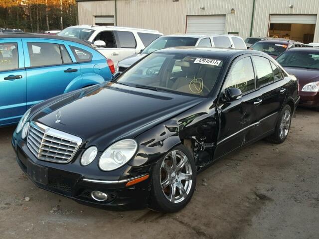 WDBUF87X68B189821 - 2008 MERCEDES-BENZ E BLACK photo 2