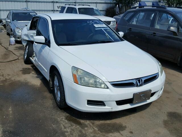 1HGCM56327A142131 - 2007 HONDA ACCORD WHITE photo 1