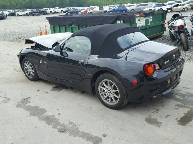 4USBT33433LR62452 - 2003 BMW Z4 2.5 BLACK photo 3