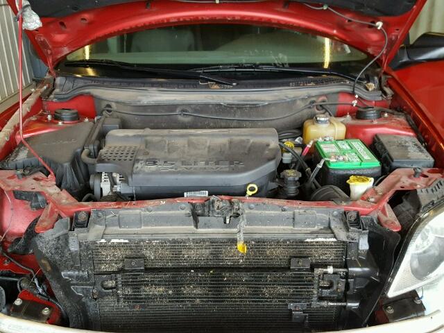 2C4GF484X5R489287 - 2005 CHRYSLER PACIFICA RED photo 7