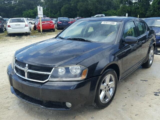 1B3LC76M38N191498 - 2008 DODGE AVENGER R/ BLACK photo 2