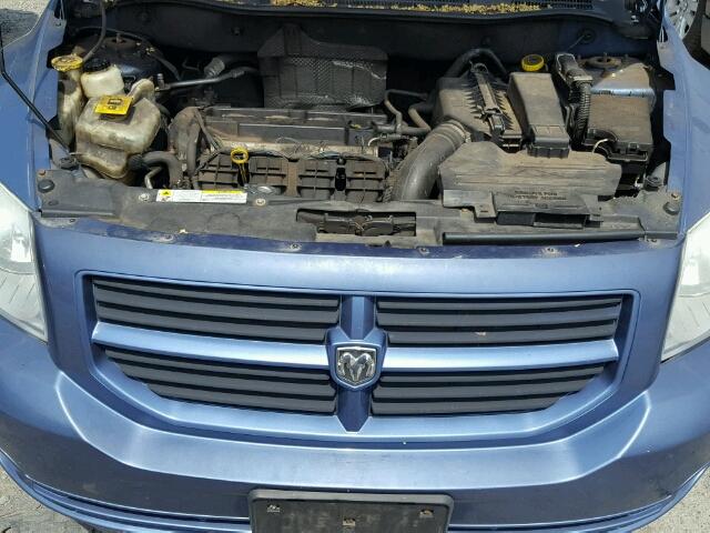 1B3HB48B47D305516 - 2007 DODGE CALIBER SX BLUE photo 7