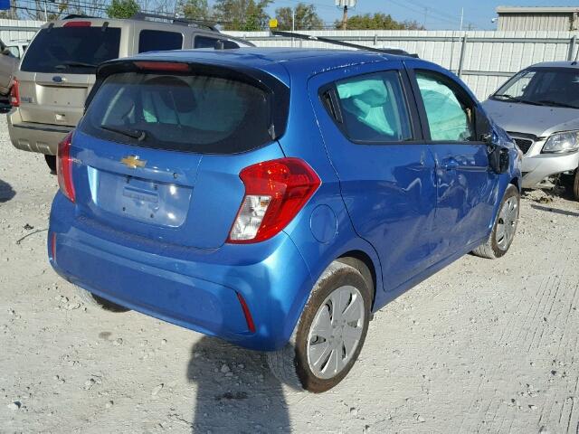 KL8CB6SA2HC731760 - 2017 CHEVROLET SPARK LS BLUE photo 4