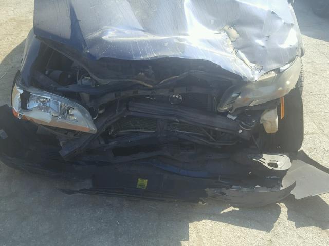 1HGCG56621A060375 - 2001 HONDA ACCORD EX BLUE photo 9