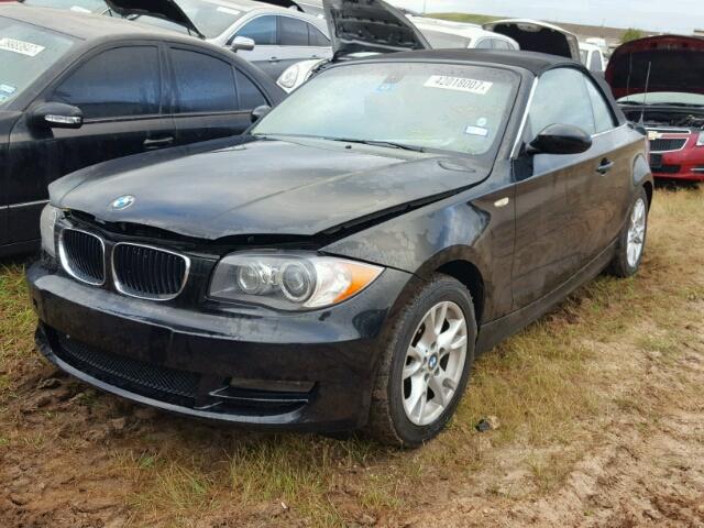 WBAUN135X8VH80068 - 2008 BMW 128 I BLACK photo 2