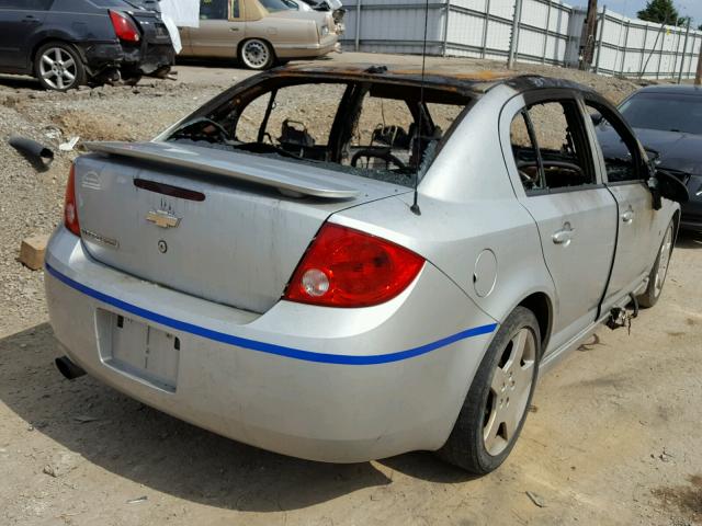 1G1AM58BX87164010 - 2008 CHEVROLET COBALT SPO SILVER photo 4