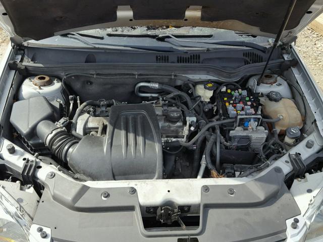 1G1AM58BX87164010 - 2008 CHEVROLET COBALT SPO SILVER photo 7