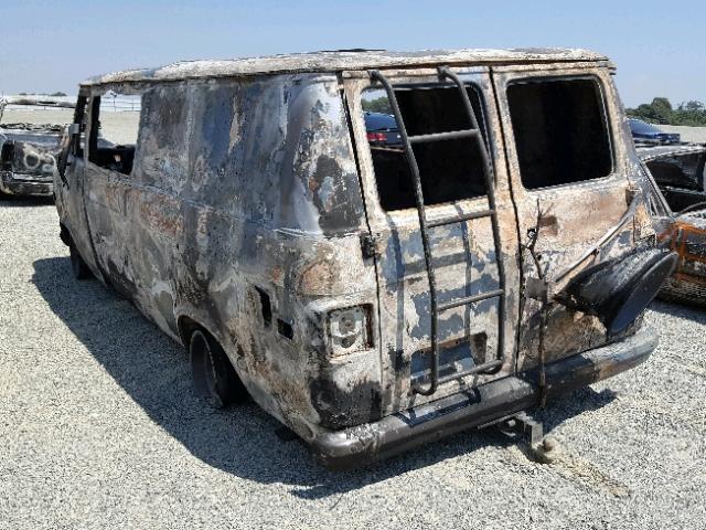 CGE2S2V178225 - 1972 CHEVROLET VAN 20 BURN photo 3