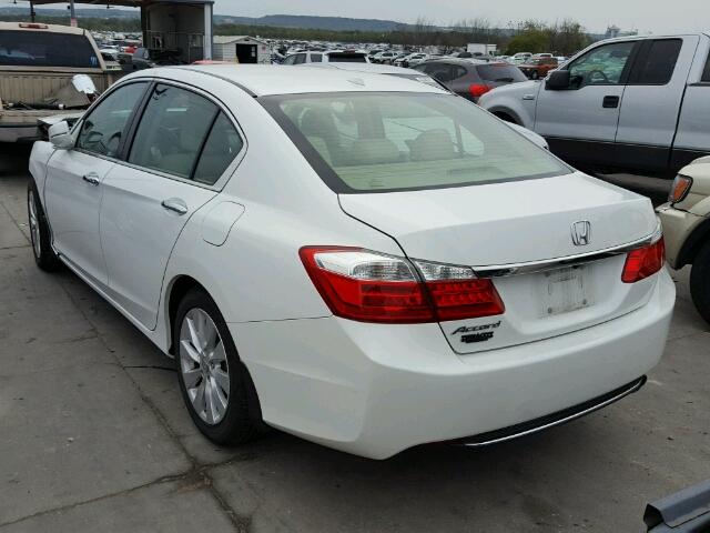 1HGCR2F88EA288364 - 2014 HONDA ACCORD WHITE photo 3