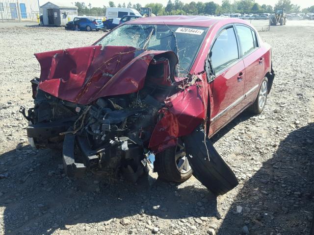 3N1AB6AP8AL657701 - 2010 NISSAN SENTRA 2.0 RED photo 2