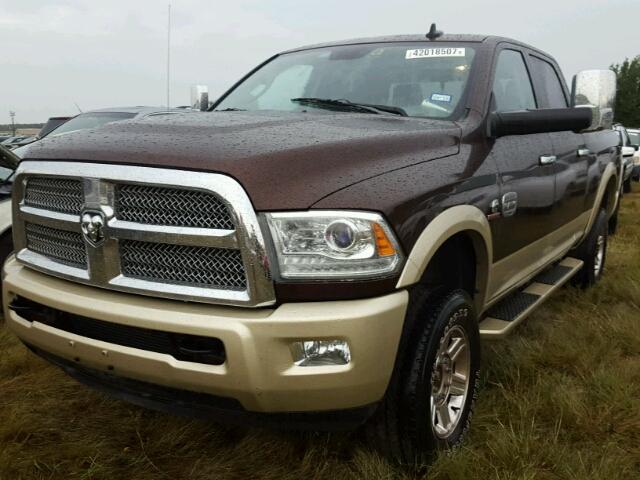 3C6UR5GL5DG571691 - 2013 RAM 2500 BROWN photo 2