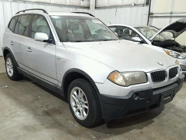 WBXPA73434WB22945 - 2004 BMW X3 2.5I SILVER photo 1