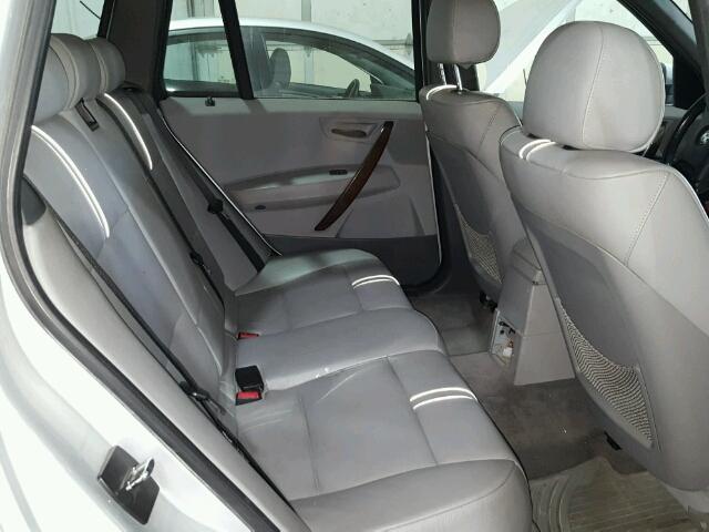 WBXPA73434WB22945 - 2004 BMW X3 2.5I SILVER photo 6