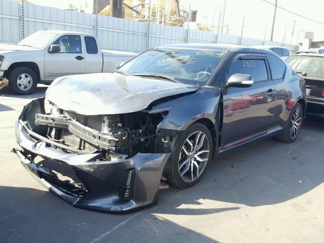 JTKJF5C74FJ004279 - 2015 TOYOTA SCION TC 灰色 照片 2