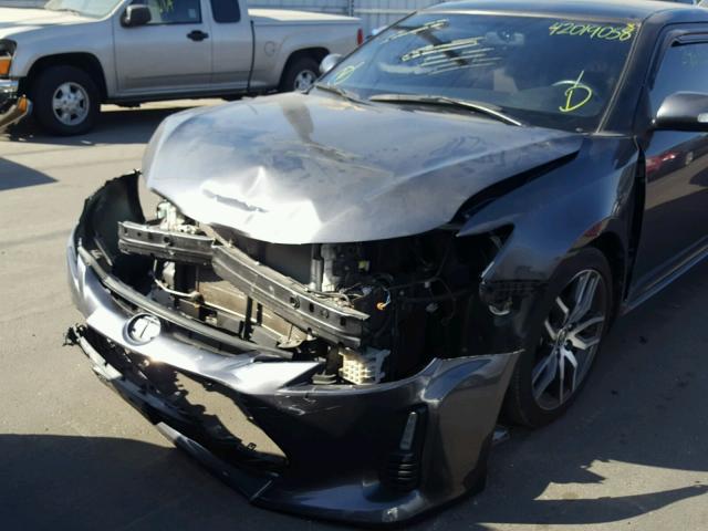 JTKJF5C74FJ004279 - 2015 TOYOTA SCION TC 灰色 照片 9