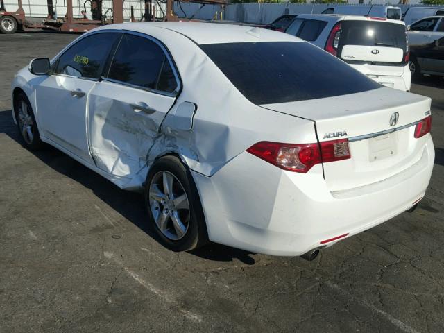 JH4CU2F68DC011131 - 2013 ACURA TSX TECH WHITE photo 3