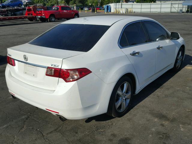 JH4CU2F68DC011131 - 2013 ACURA TSX TECH WHITE photo 4