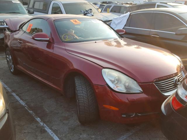 JTHFN45YX79014705 - 2007 LEXUS SC 430 RED photo 1