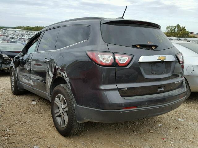 1GNKVGKD6GJ316193 - 2016 CHEVROLET TRAVERSE L GRAY photo 3