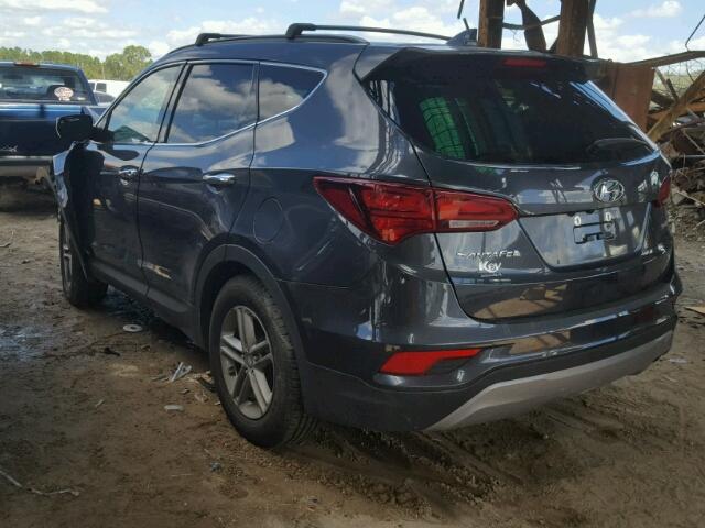 5XYZU3LB6HG458206 - 2017 HYUNDAI SANTA FE S CHARCOAL photo 3