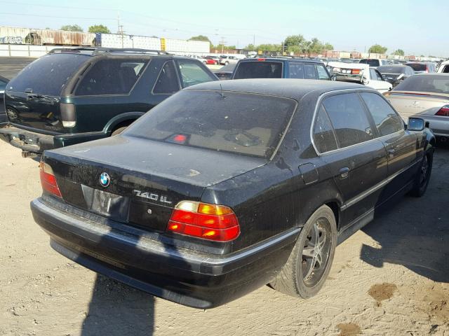 WBAGJ8320WDM12991 - 1998 BMW 740 IL BLACK photo 4