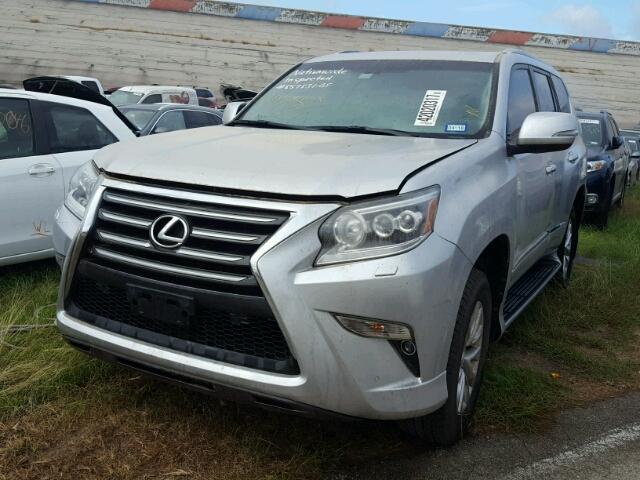 JTJBM7FX1F5103656 - 2015 LEXUS GX SILVER photo 2