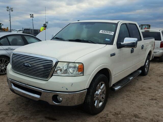 1FTPW12V18FB74292 - 2008 FORD F150 SUPER WHITE photo 2