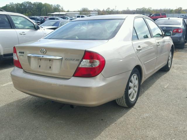 4T1BE32K94U929480 - 2004 TOYOTA CAMRY LE GOLD photo 4