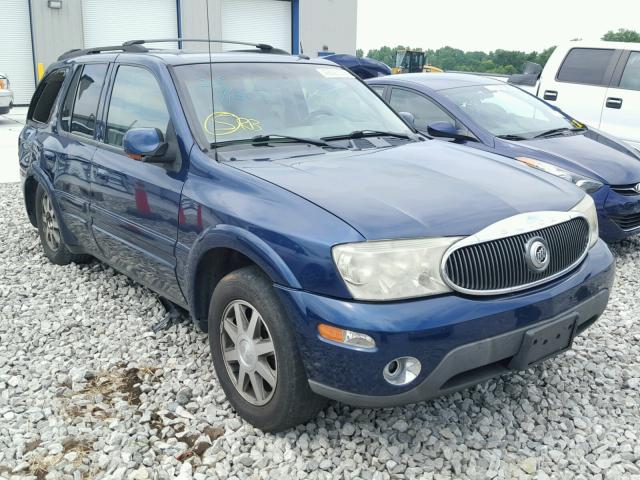 5GADT13S842218324 - 2004 BUICK RAINIER CX BLUE photo 1