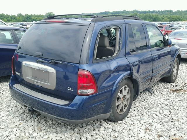 5GADT13S842218324 - 2004 BUICK RAINIER CX BLUE photo 4