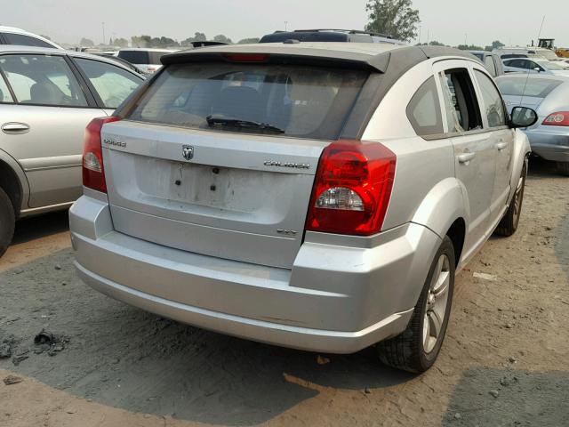 1B3CB4HA7AD606564 - 2010 DODGE CALIBER SX SILVER photo 4