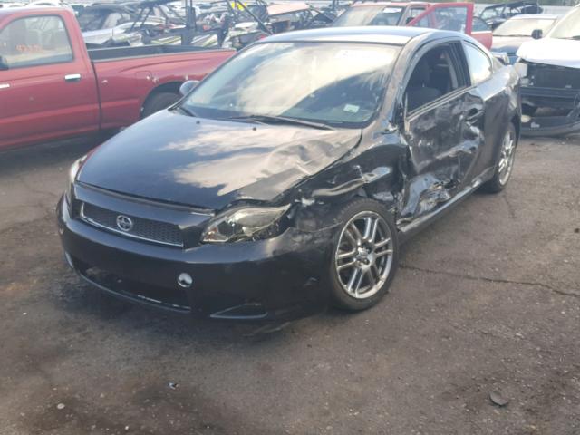 JTKDE177370193047 - 2007 SCION TC BLACK photo 2