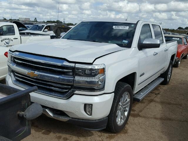 3GCUKTEC1GG359623 - 2016 CHEVROLET SILVERADO WHITE photo 2