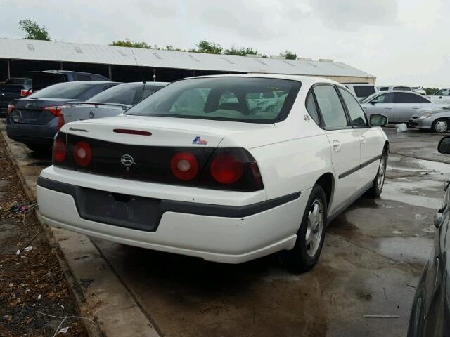 2G1WF52E359364188 - 2005 CHEVROLET IMPALA WHITE photo 4