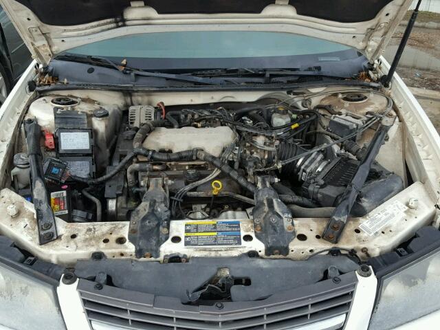 2G1WF52E359364188 - 2005 CHEVROLET IMPALA WHITE photo 7