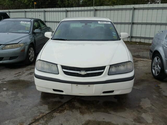 2G1WF52E359364188 - 2005 CHEVROLET IMPALA WHITE photo 9