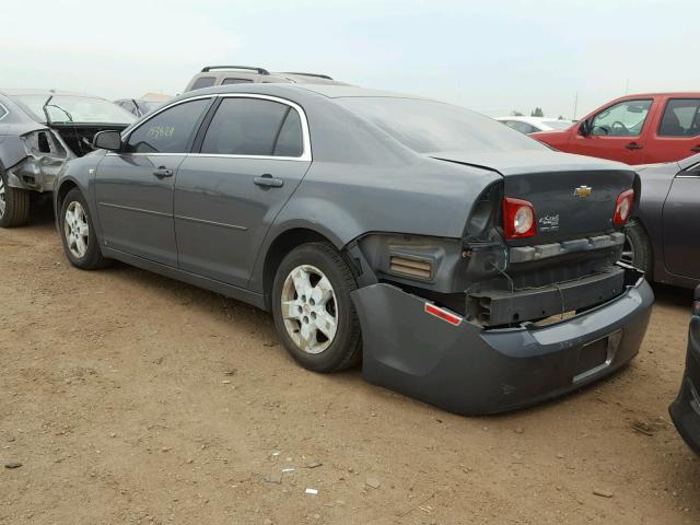 1G1ZG57B88F209866 - 2008 CHEVROLET MALIBU LS ნაცრისფერი ფოტო 3